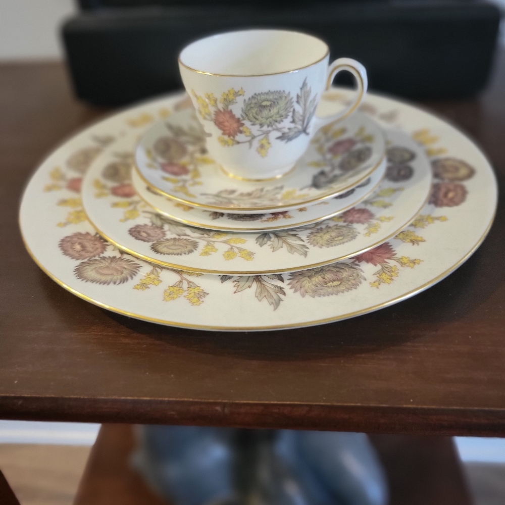 Wedgwood Litchfield 5 Pc Place Setting Excellent